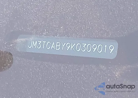 2019 Mazda Cx-9 Sport из США, поврежденный, VIN JM3TCABY9K0309019